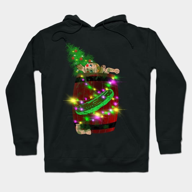 St. Nick's Pickle Barrel (FULL) Hoodie by SeveralDavids